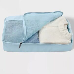 NWT Extra Large Packing Cube & Clear Pouch Set Muddy Aqua - Open Story™